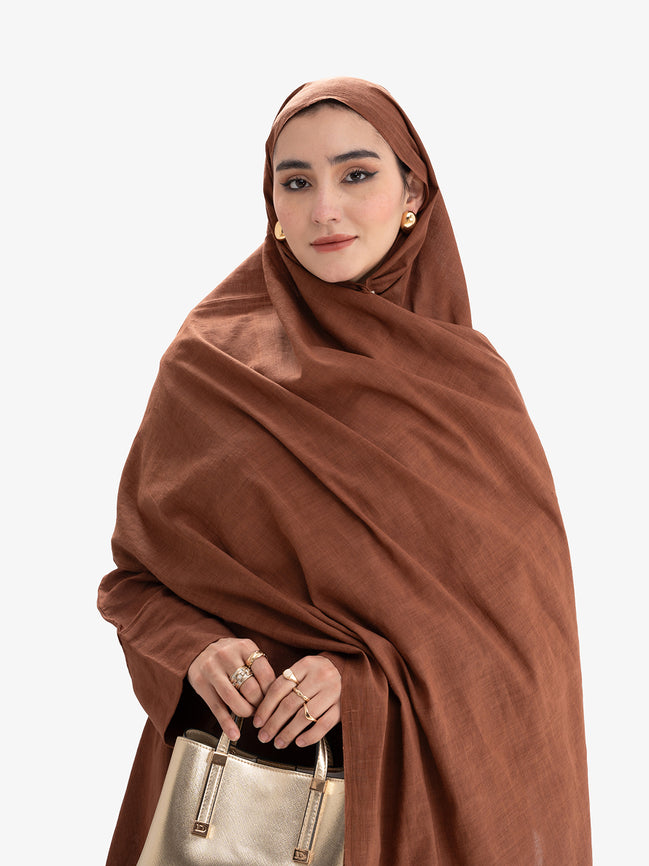 Khadi Mul Mul - Brown