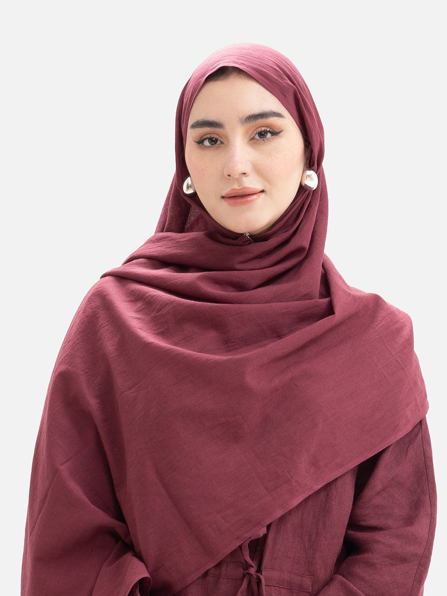 Handwoven Cotton - Maroon