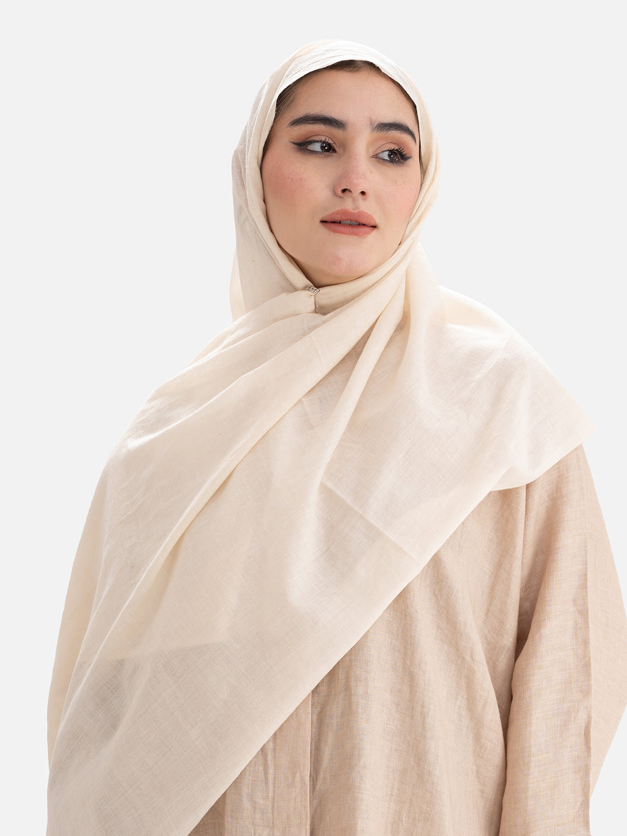 Khadi Mul Mul - Off White (Natural Color)