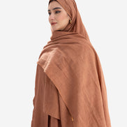 Khadi Mul Mul - Light Brown