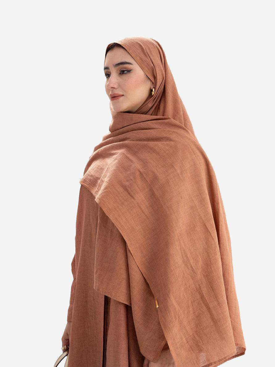 Khadi Mul Mul - Light Brown