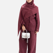 Linen Kimino Set - Maroon