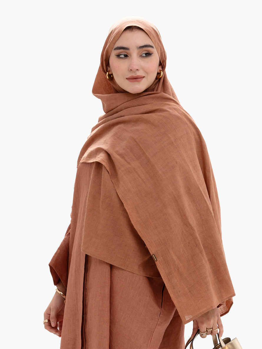Khadi Mul Mul - Light Brown