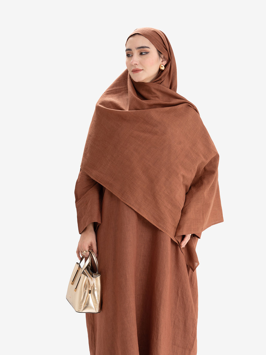 Khadi Mul Mul - Brown