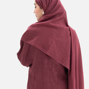 Handwoven Cotton - Maroon