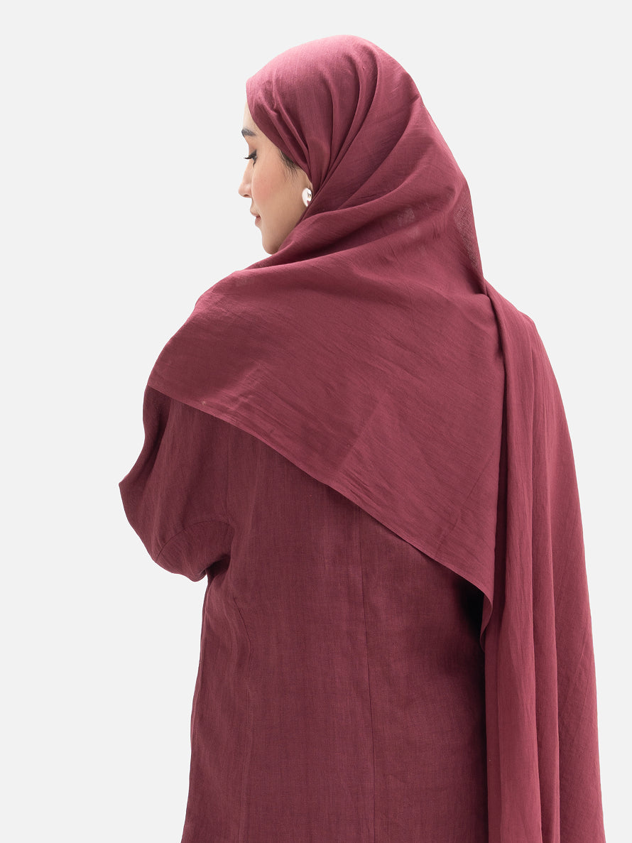 Handwoven Cotton - Maroon