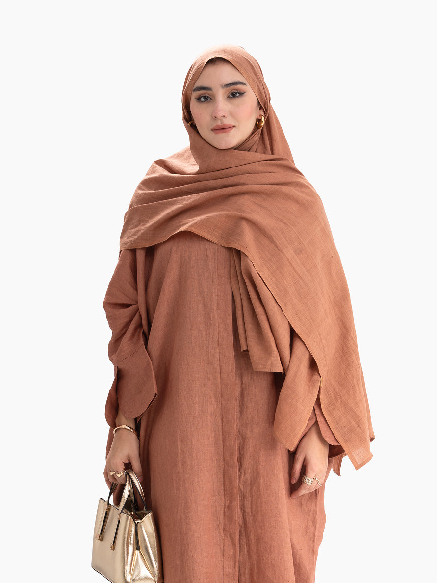 Khadi Mul Mul - Light Brown